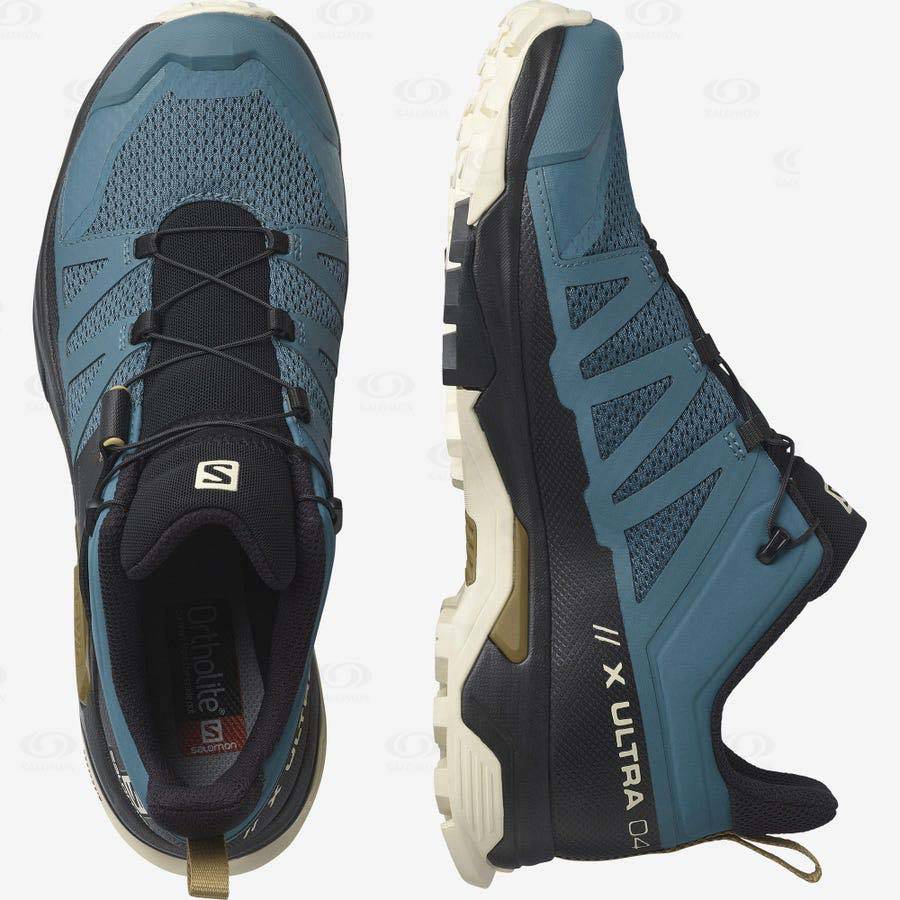 Aqua Men's Salomon X ULTRA 4 Hiking Shoes | USA-N1575