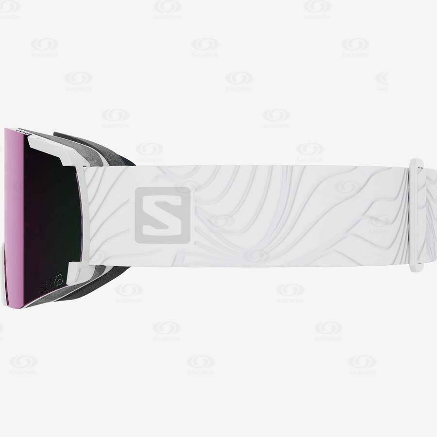 Beige Men's Salomon S/VIEW SIGMA Goggles | USA-O1894
