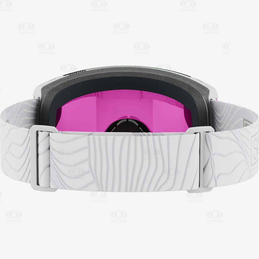 Beige Men's Salomon S/VIEW SIGMA Goggles | USA-O1894