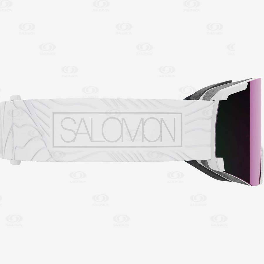 Beige Men's Salomon S/VIEW SIGMA Goggles | USA-O1894