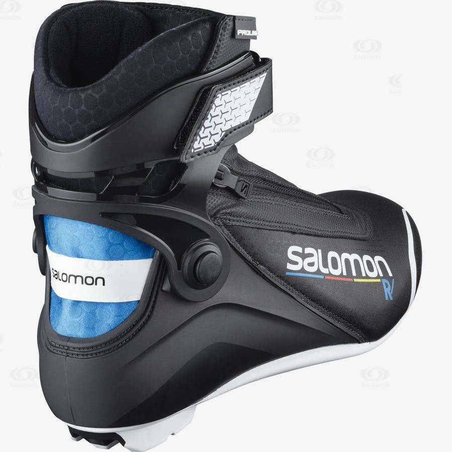 Black / Blue Women's Salomon R/PROLINK Ski Boots | USA-S1681
