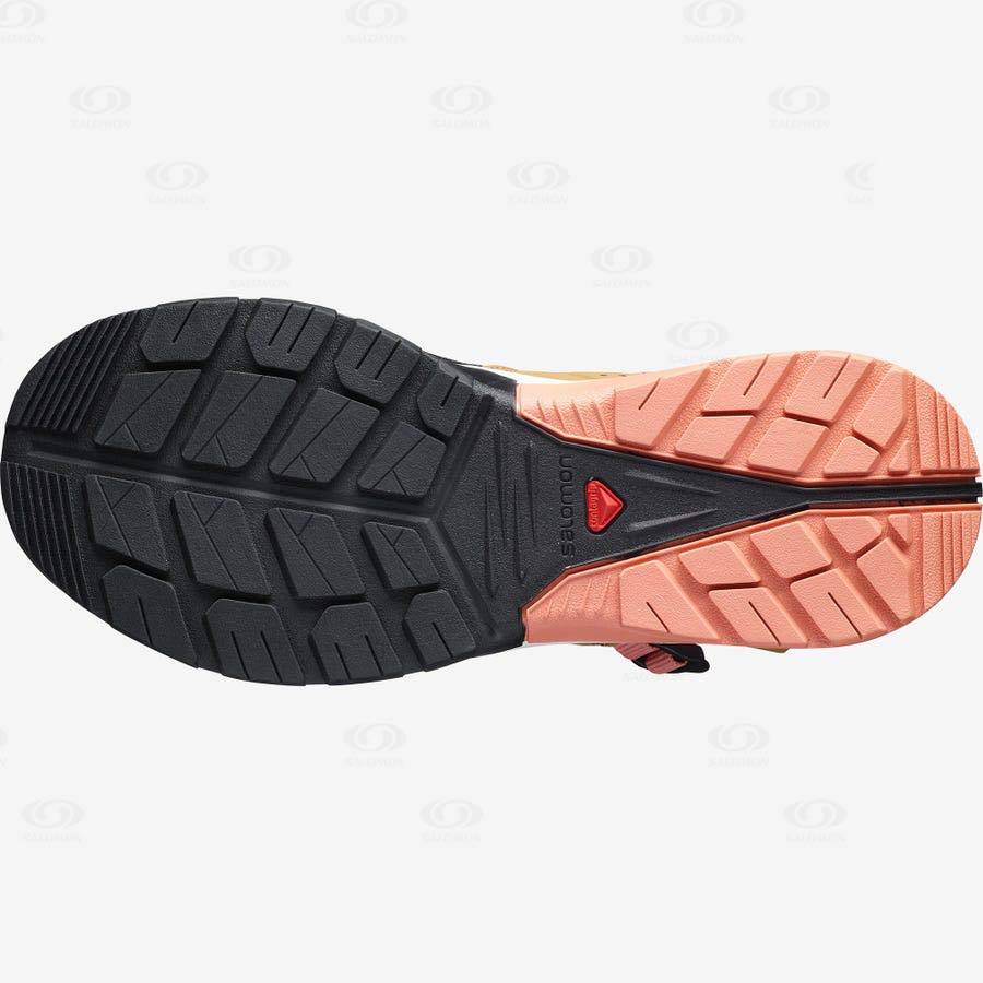 Black / Brown Women's Salomon TECH AMPHIB 4 Water Shoes | USA-L1760