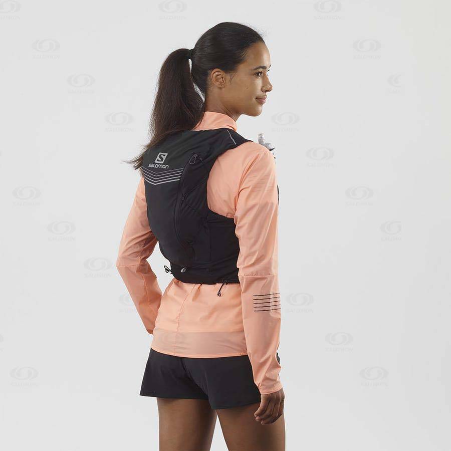 Black Men's Salomon ADV SKIN 12 Running Packs | USA-O1264