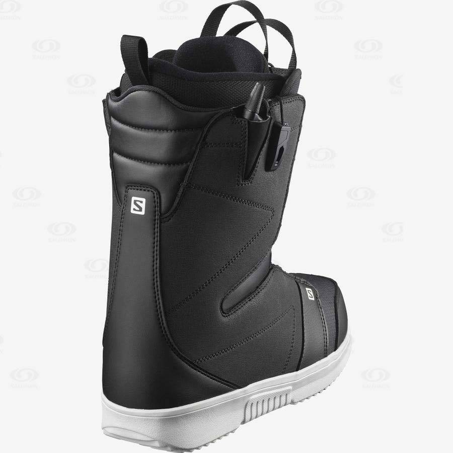 Black Men's Salomon FACTION Ski Boots | USA-A2536