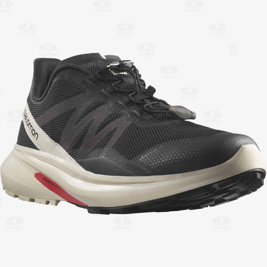 Black Men's Salomon HYPULSE Trail Running Shoes | USA-A1192