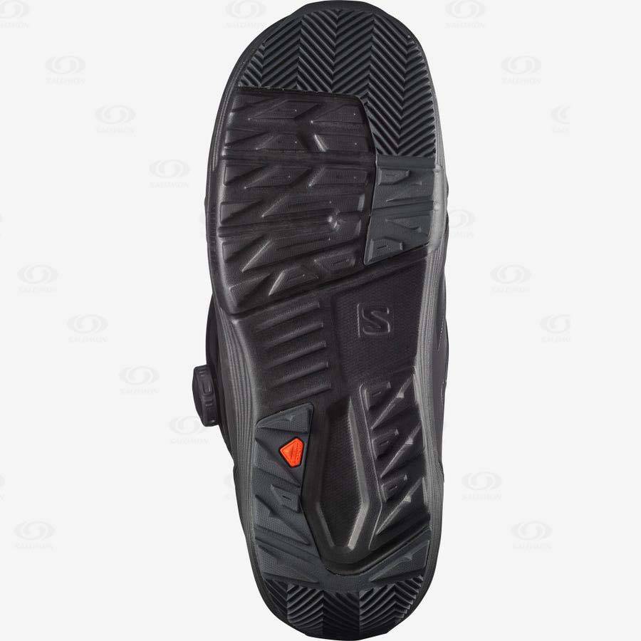 Black Men's Salomon LAUNCH BOA SJ BOA Ski Boots | USA-S2395