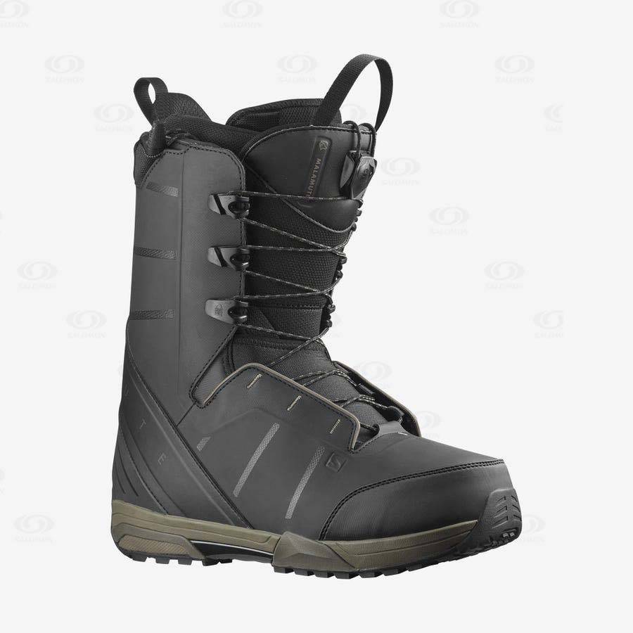Black Men\'s Salomon MALAMUTE Ski Boots | USA-M2350