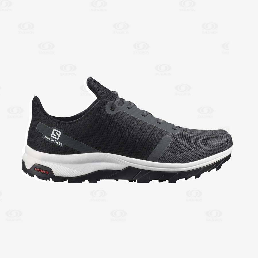 Black Men\'s Salomon OUTBOUND PRISM Hiking Shoes | USA-L1466