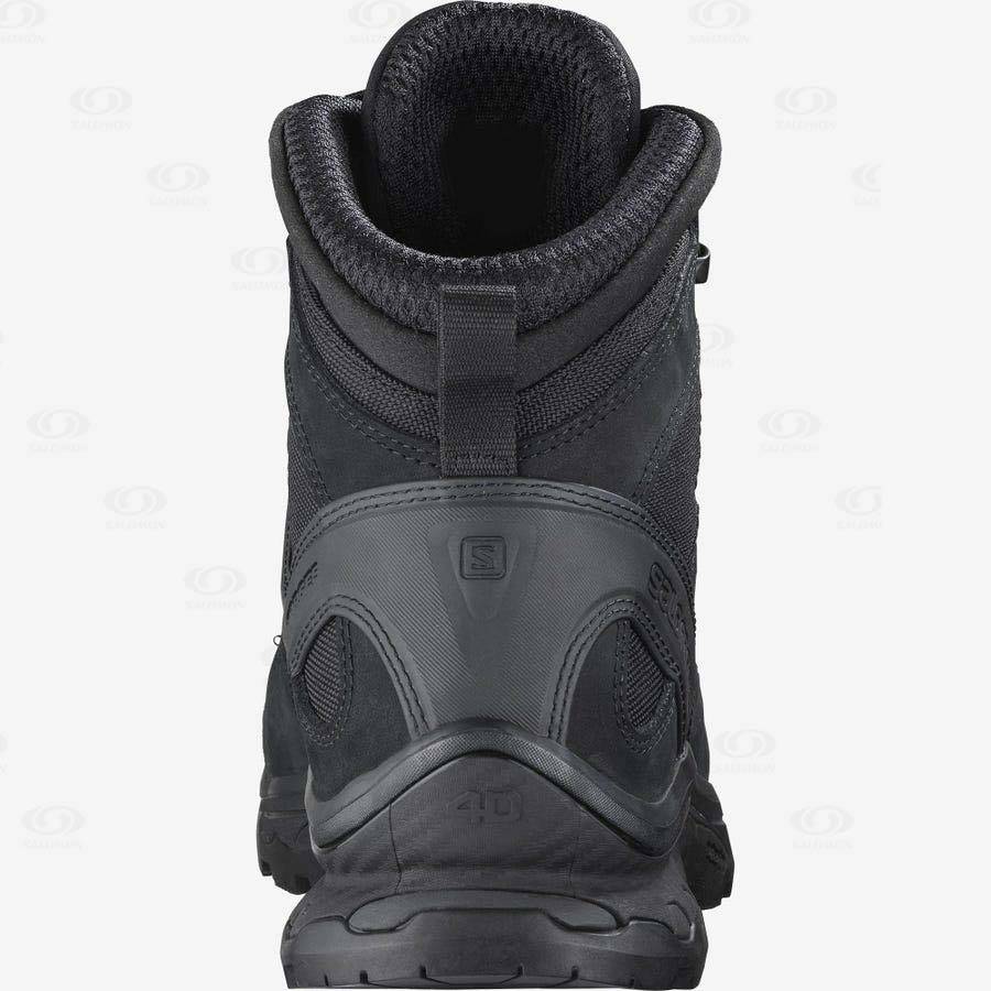 Black Men's Salomon QUEST 4D FORCES 2 EN Tactical Boots | USA-A1437