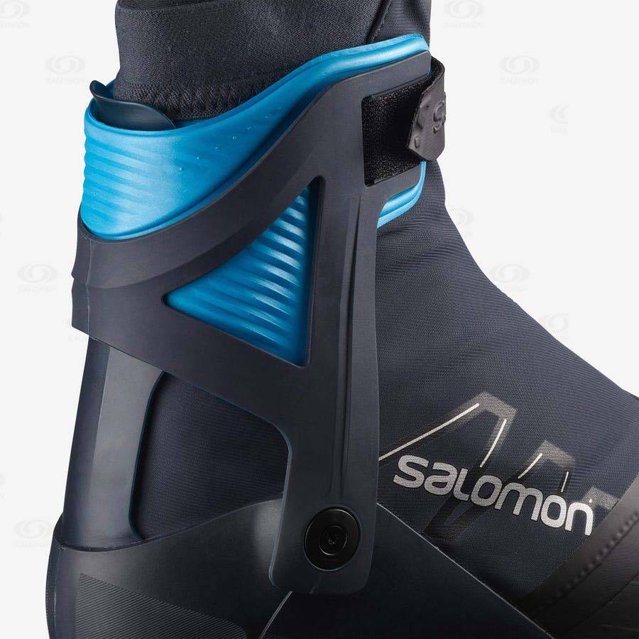 Black Men's Salomon RS10 PROLINK Ski Boots | USA-N1680