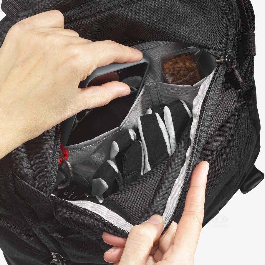 Black Men's Salomon SIDE 18 Backpacks | USA-O1019