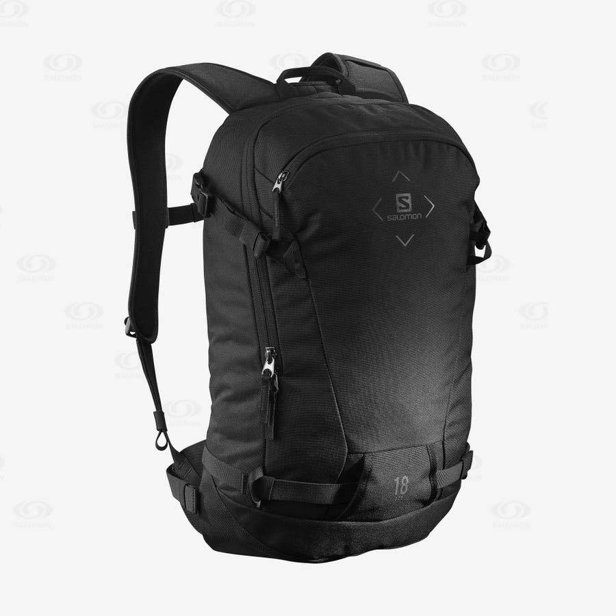Black Men\'s Salomon SIDE 18 Backpacks | USA-O1019