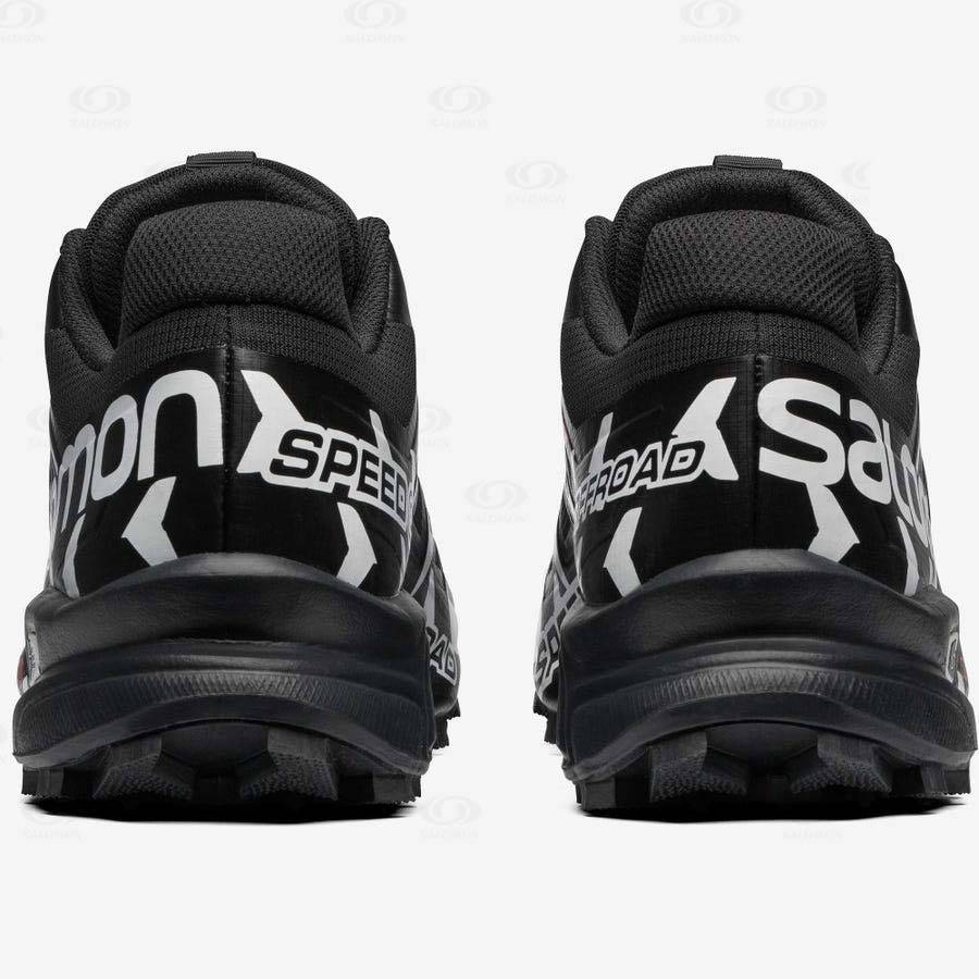 Black Men's Salomon SPEEDCROSS OFFROAD Sneakers | USA-O1124