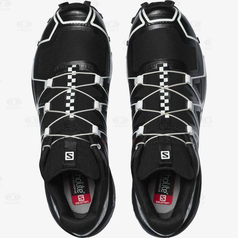 Black Men's Salomon SPEEDCROSS OFFROAD Sneakers | USA-O1124