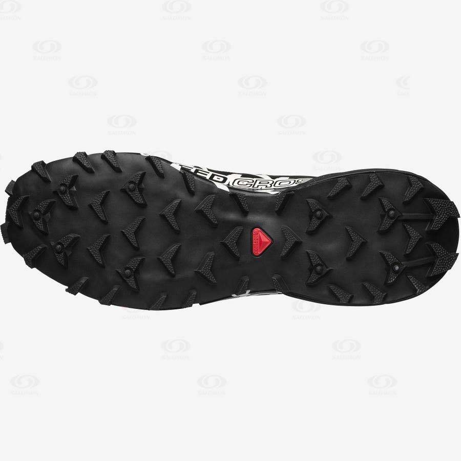 Black Men's Salomon SPEEDCROSS OFFROAD Sneakers | USA-O1124