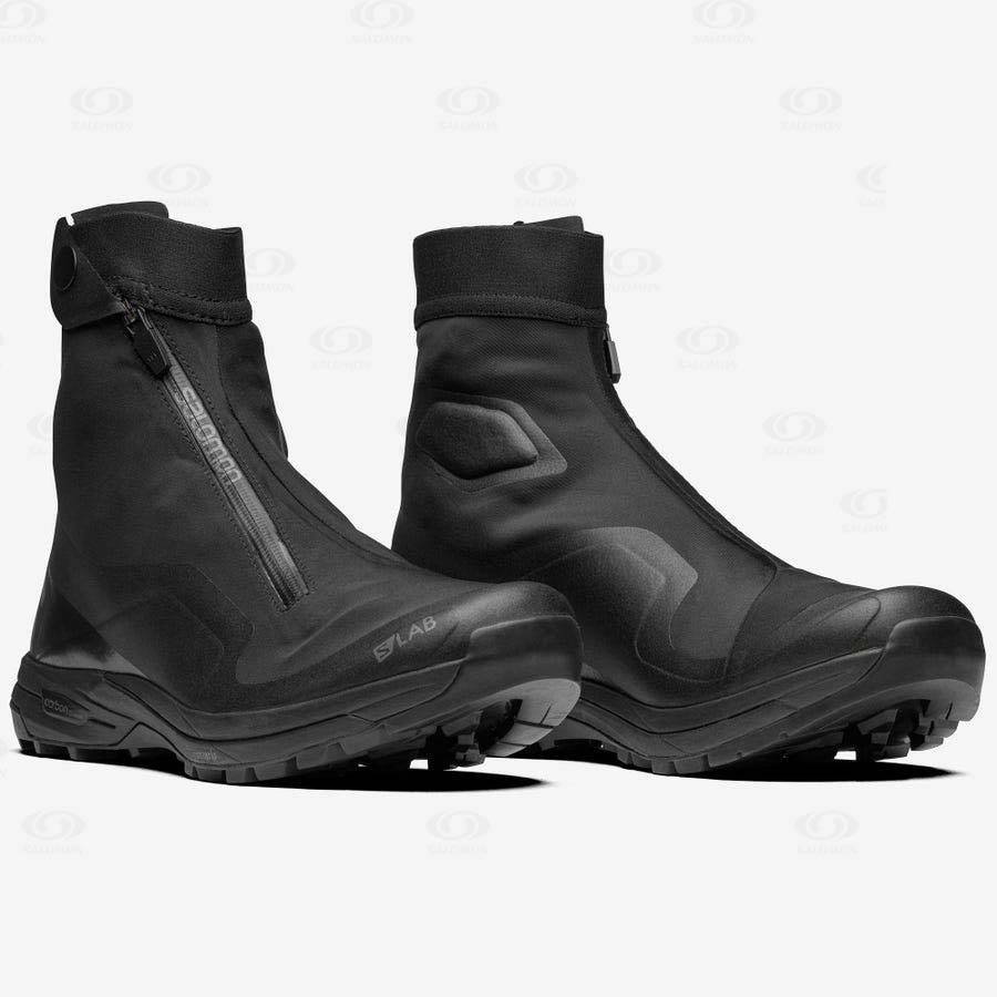 Black Men's Salomon S/LAB XA-ALPINE 2 BLACK LIMITED Sneakers | USA-S1394