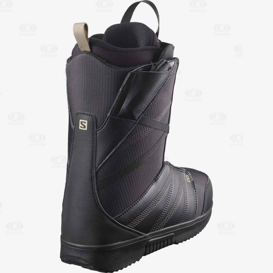 Black Men's Salomon TITAN Ski Boots | USA-N2597