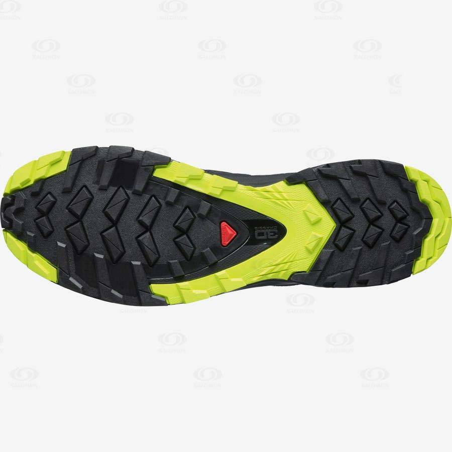 Black / Olive Men's Salomon XA WILD GORE-TEX Trail Running Shoes | USA-W1420