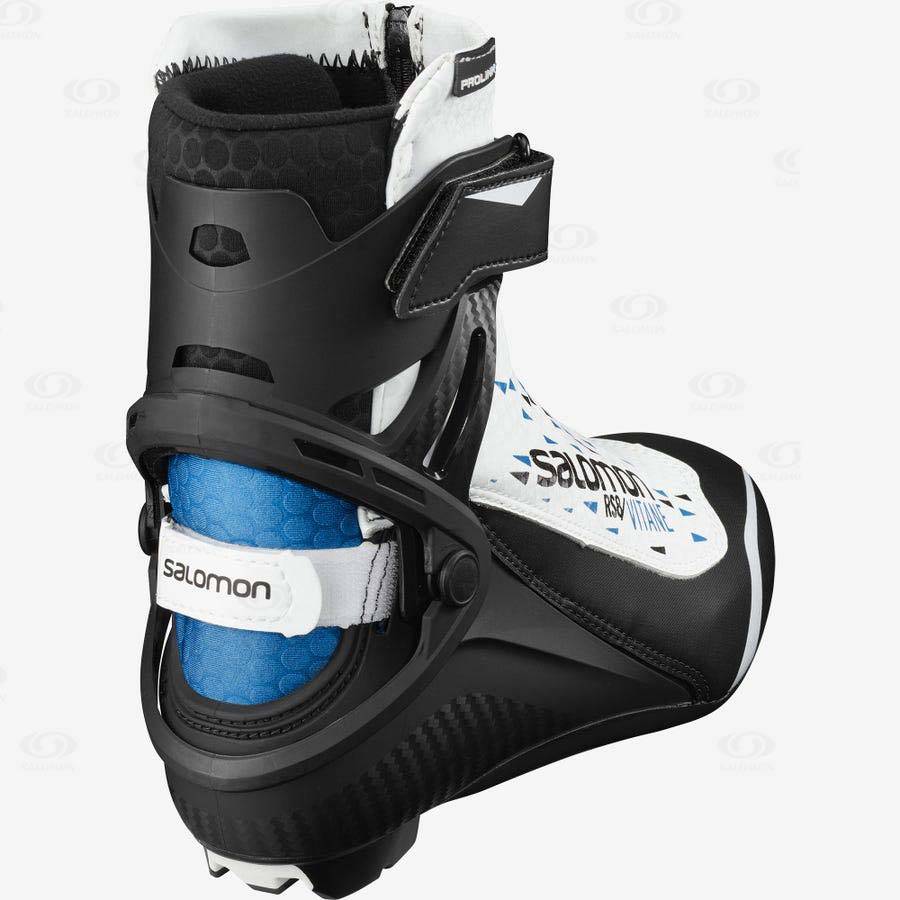 Black / White Women's Salomon RS8 VITANE PROLINK Ski Boots | USA-L2236