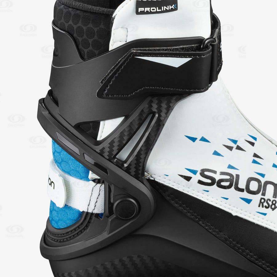 Black / White Women's Salomon RS8 VITANE PROLINK Ski Boots | USA-L2236