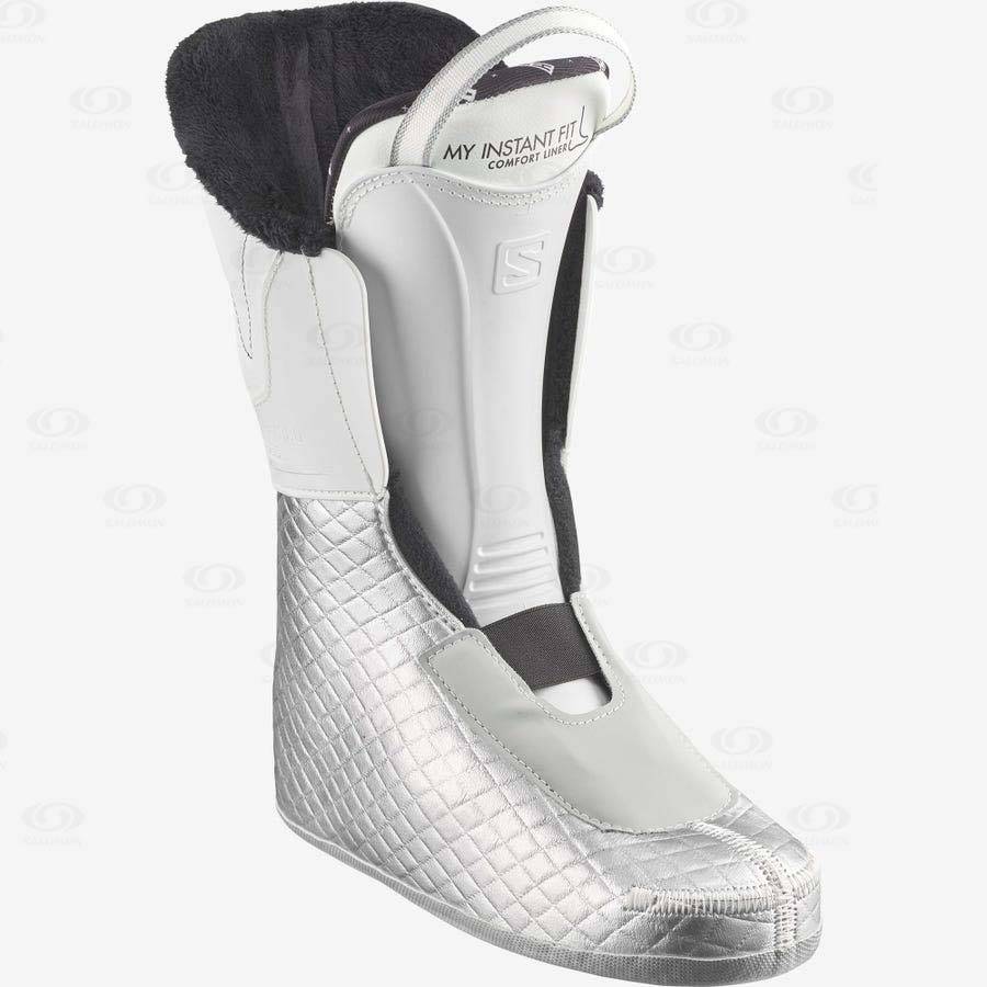 Black / White Women's Salomon SELECT HV 70 Ski Boots | USA-W2860