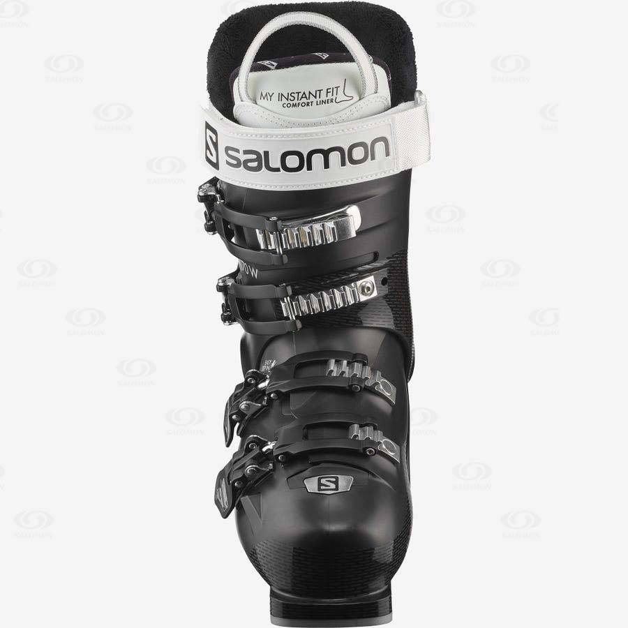 Black / White Women's Salomon SELECT HV 70 Ski Boots | USA-W2860
