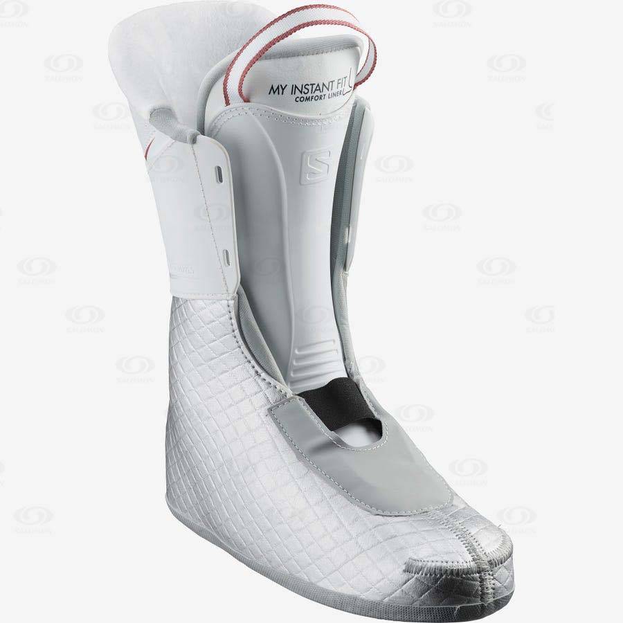 Black / White Women's Salomon S/PRO HV 70 W IC Ski Boots | USA-S2241