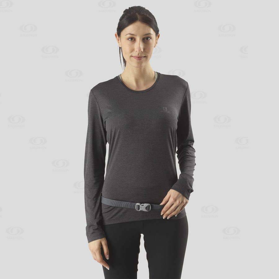 Black Women's Salomon NOCTURN ACTIVE Running Packs | USA-A1423