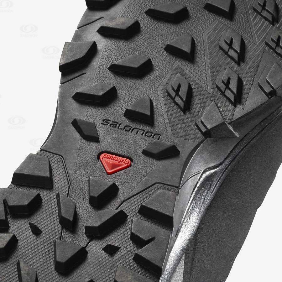 Black Women's Salomon OUTBLAST THINSULATE™ CLIMASALOMON™ WATERPROOF Winter Boots | USA-W1810