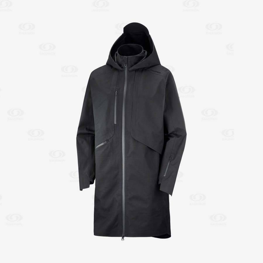 Black Women\'s Salomon OUTLIFE WP COMMUTER PARKA W Waterproof Jackets | USA-O2188