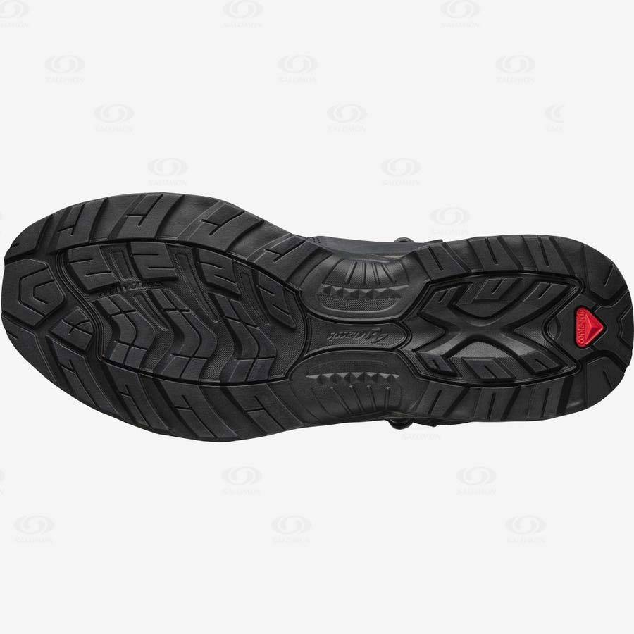 Black Women's Salomon QUEST 4D GORE-TEX ADVANCED Waterproof Shoes | USA-A1409