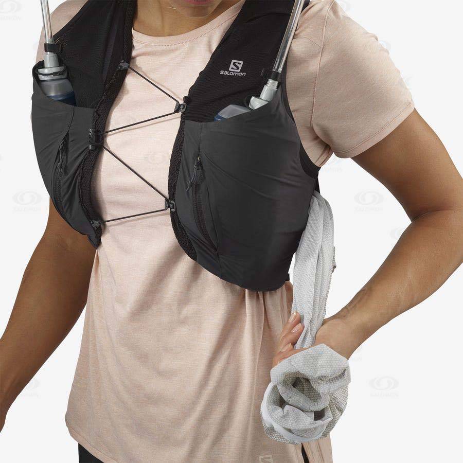 Black Women's Salomon SENSE PRO 10 Running Packs | USA-L2320