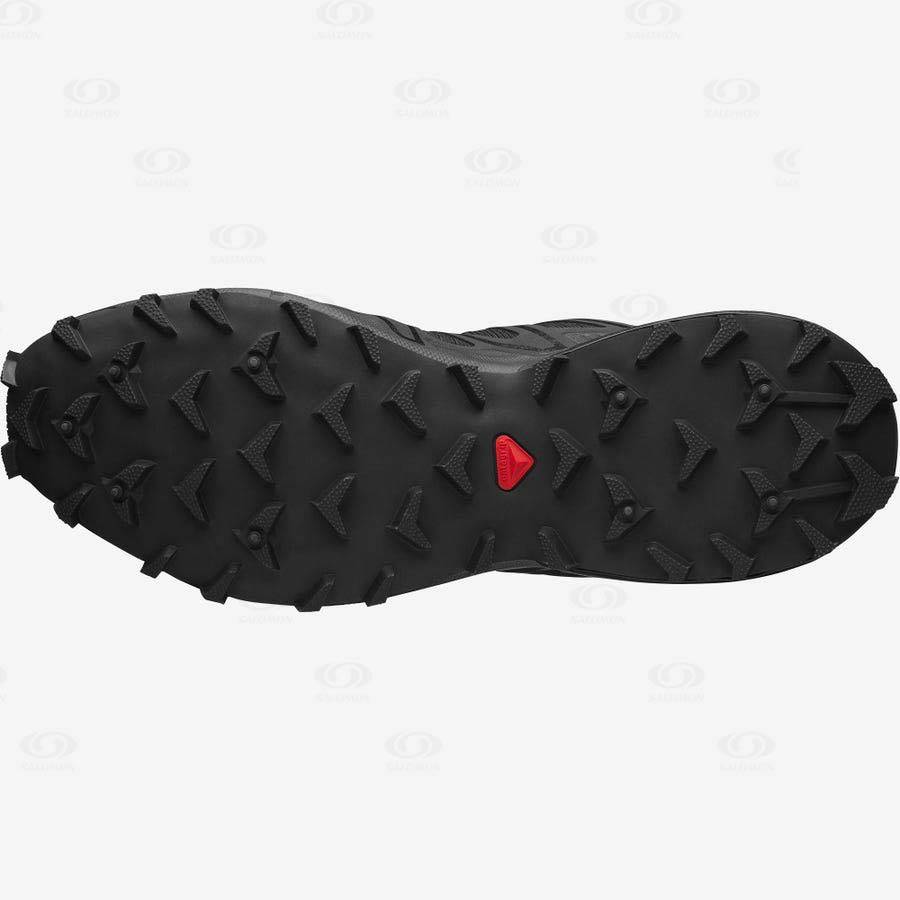 Black Women's Salomon SPEEDCROSS 3 Sneakers | USA-A1367