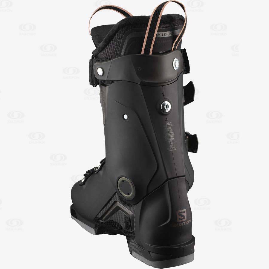 Black Women's Salomon S/MAX 100 Ski Boots | USA-A1227