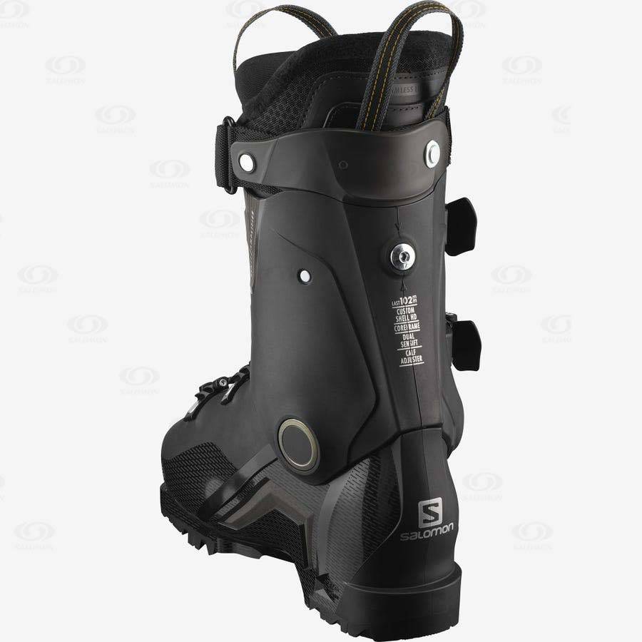 Black Women's Salomon S/PRO HV 90 Ski Boots | USA-S2136