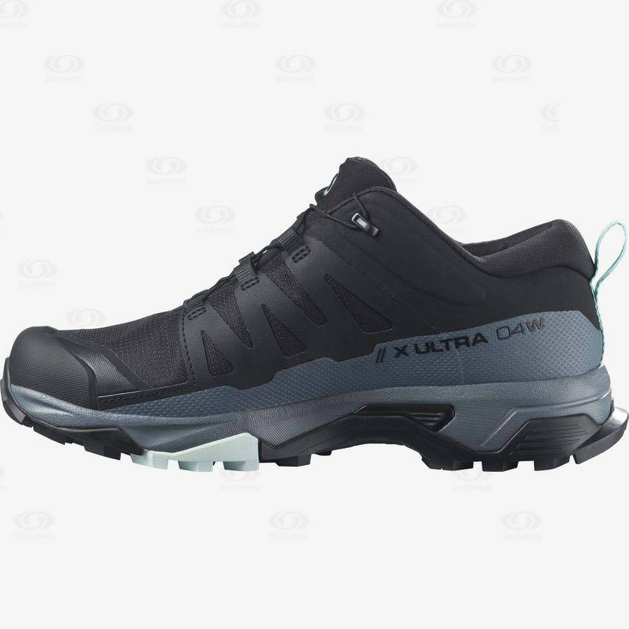 Black Women's Salomon X ULTRA 4 GORE-TEX Waterproof Shoes | USA-O1525