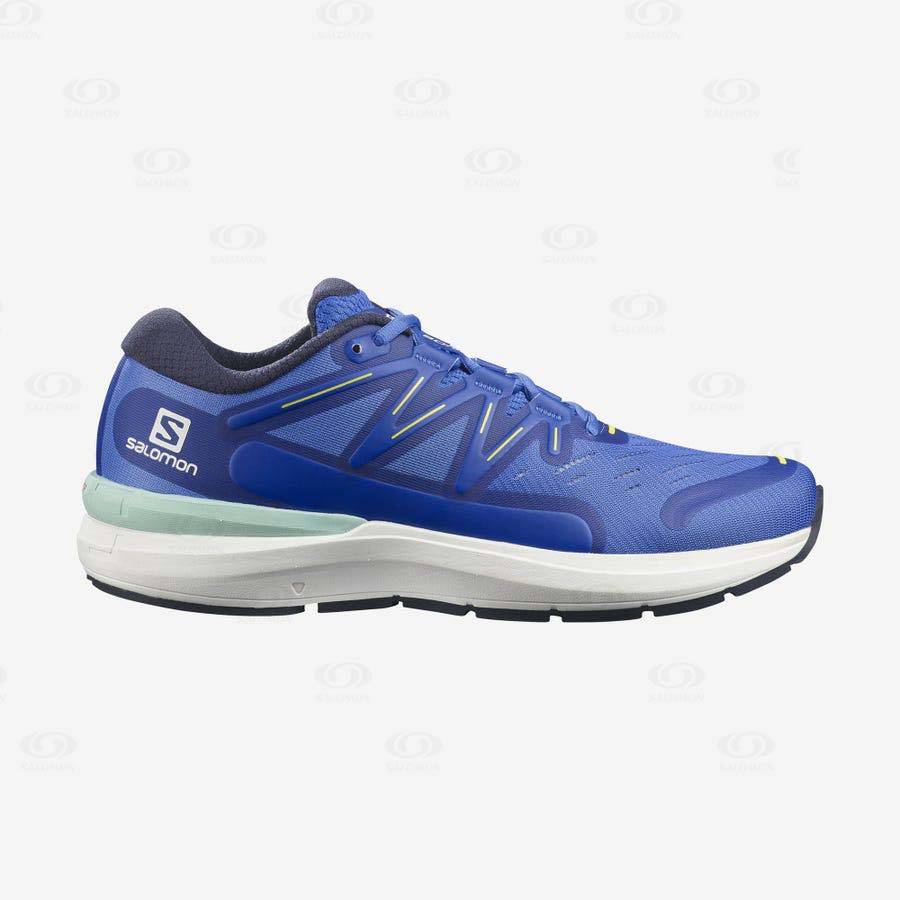 Blue Men\'s Salomon SONIC 4 Confidence Running Shoes | USA-W3560