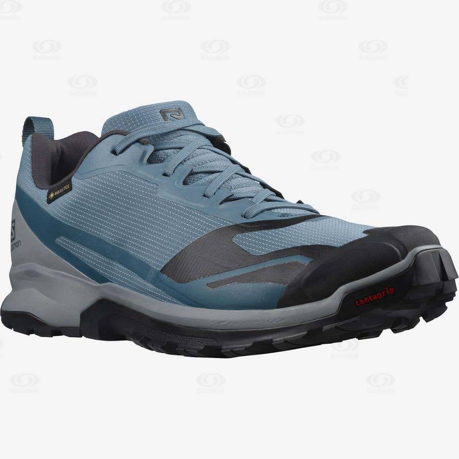 Blue Men's Salomon XA COLLIDER 2 GORE-TEX Trail Running Shoes | USA-S1611