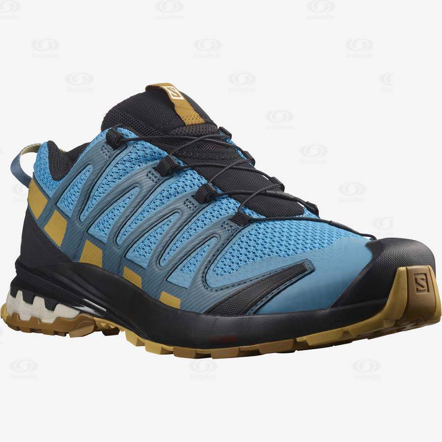 Blue Men's Salomon XA PRO 3D v8 Trail Running Shoes | USA-W1660