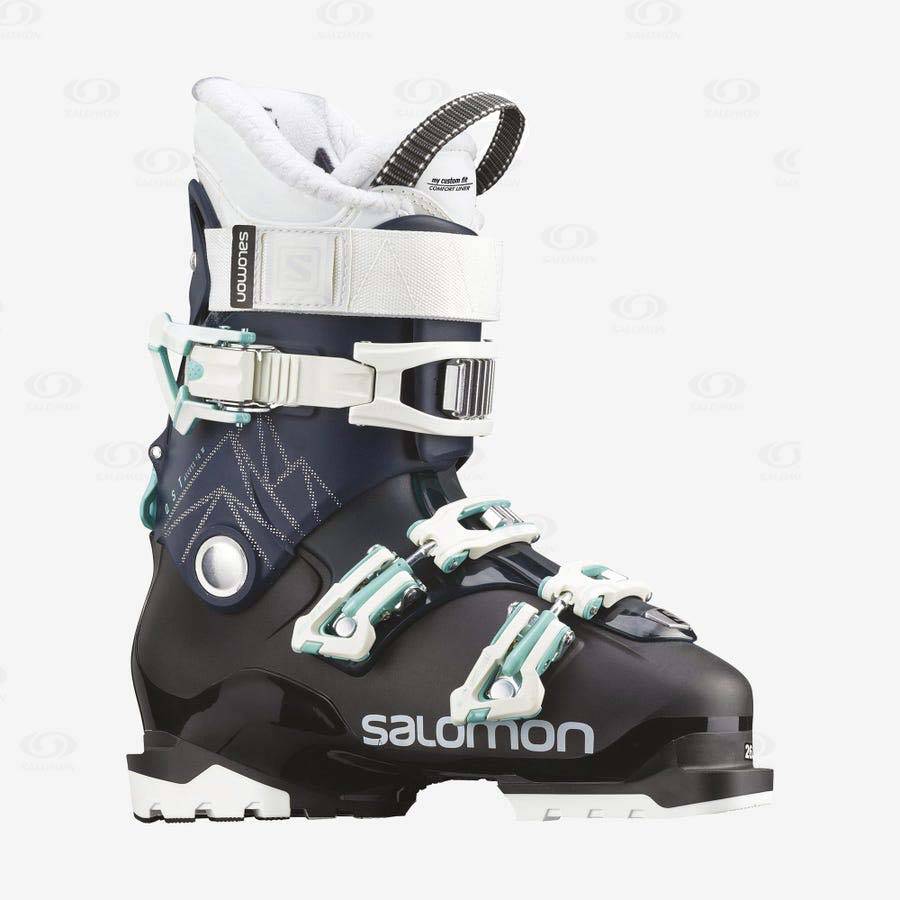 Blue / White Women\'s Salomon QST ACCESS 70 Ski Boots | USA-A2109