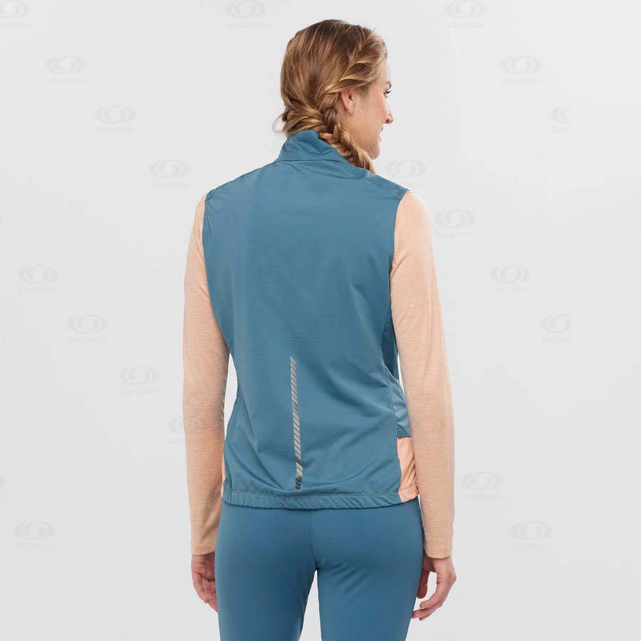 Blue Women's Salomon LIGHT SHELL Waterproof Jackets | USA-O2538