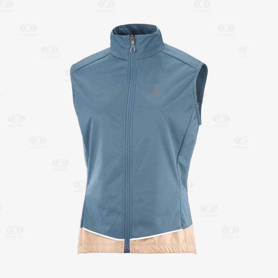 Blue Women\'s Salomon LIGHT SHELL Waterproof Jackets | USA-O2538