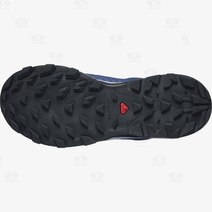 Blue Women's Salomon OUTBOUND PRISM GORE-TEX Waterproof Shoes | USA-O1425