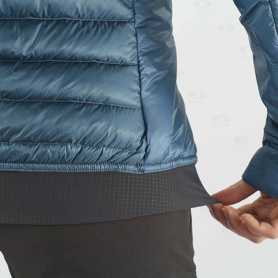 Blue Women's Salomon OUTLINE DOWN Insulated Jackets | USA-O2090