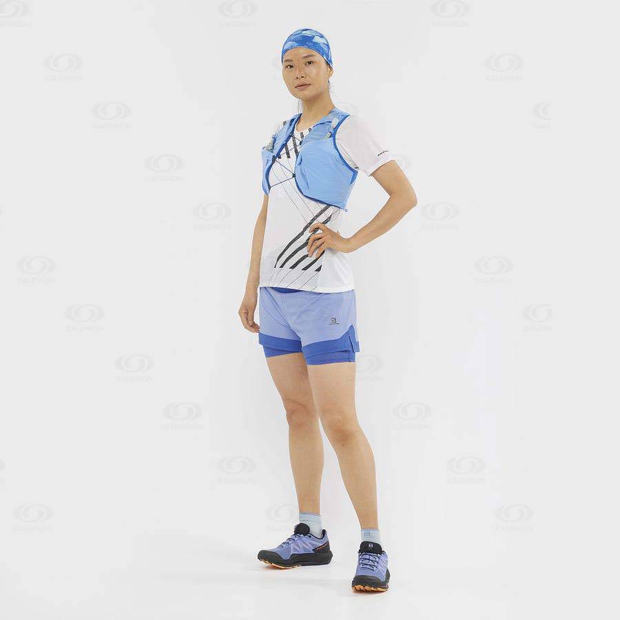 Blue Women's Salomon SENSE PRO 5 Running Packs | USA-W1400
