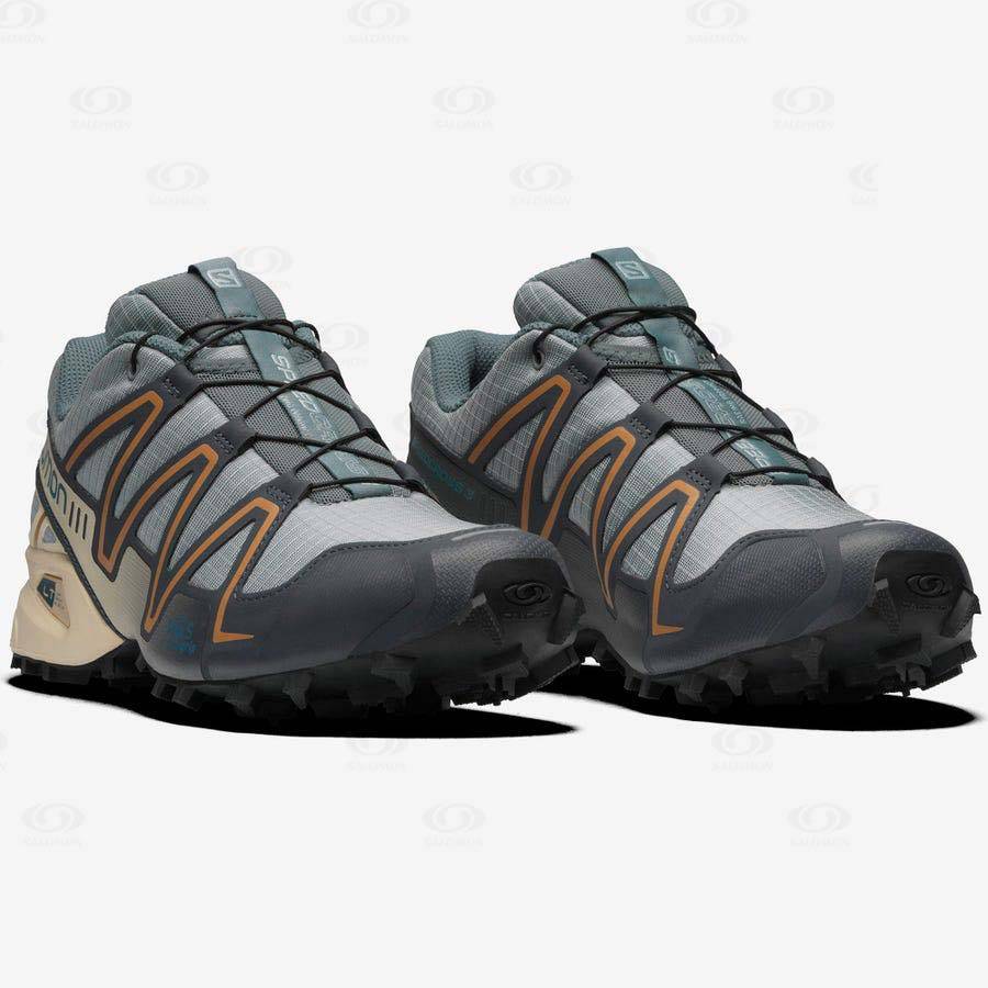 Blue Women's Salomon SPEEDCROSS 3 Sneakers | USA-O2197