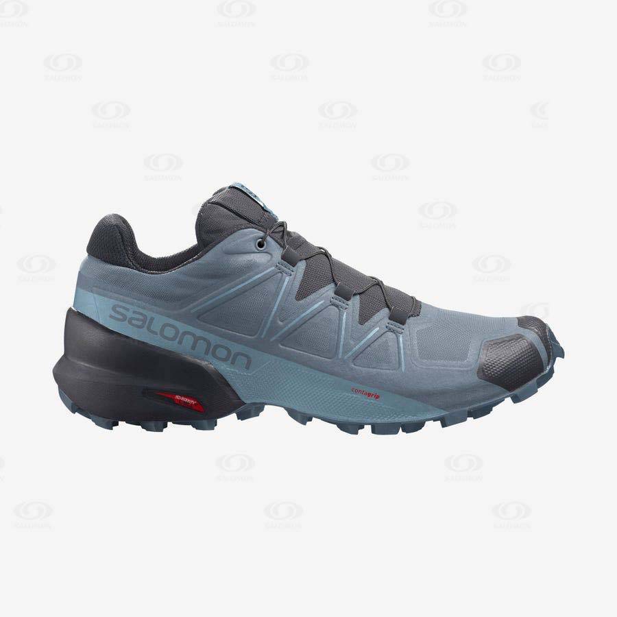 Blue Women's Salomon SPEEDCROSS 5 Trail Running Shoes | USA-O1978