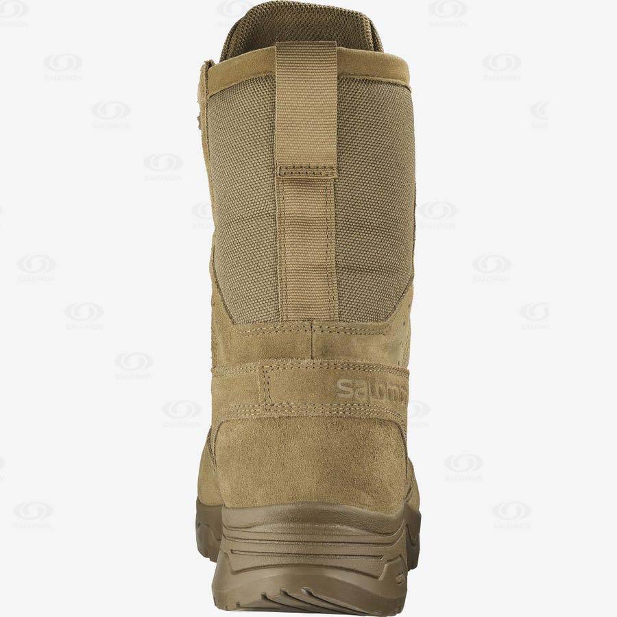 Brown Men's Salomon GUARDIAN CLIMASALOMON™ Waterproof Boots | USA-W3330