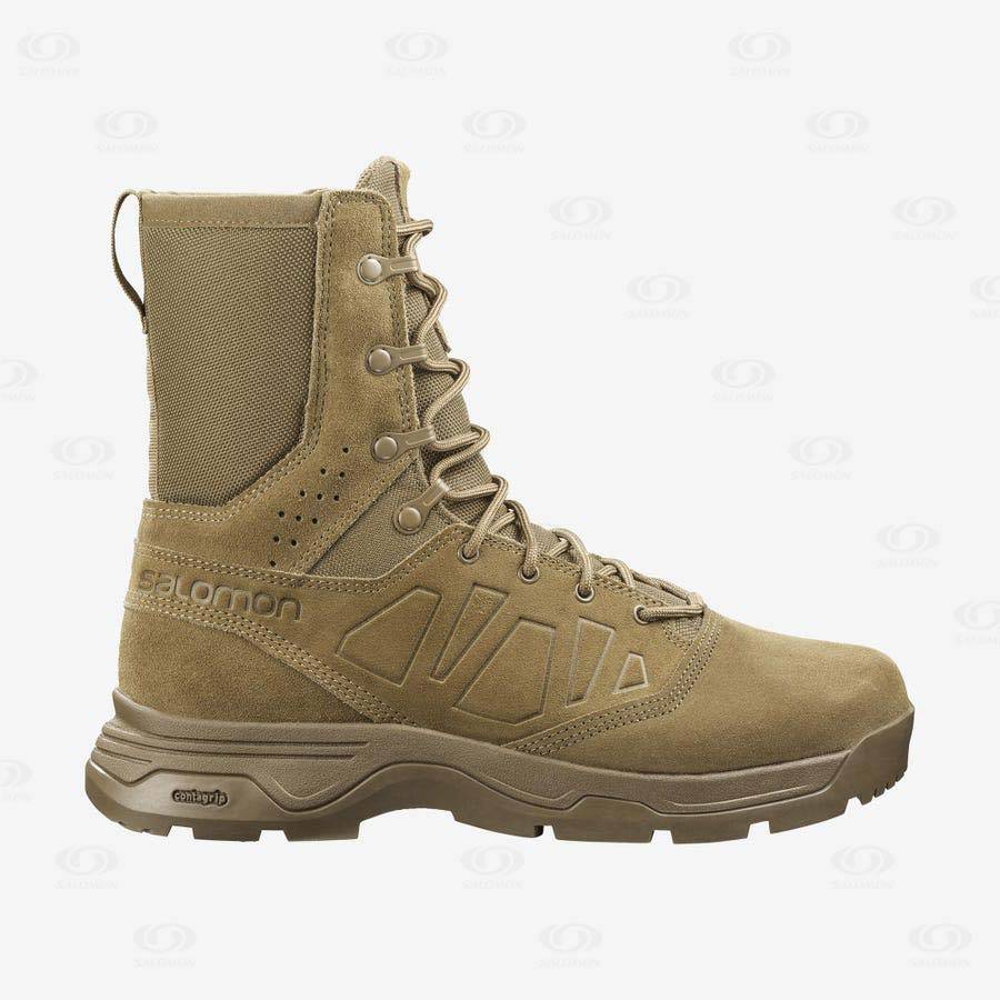 Brown Men\'s Salomon GUARDIAN Tactical Boots | USA-S1625