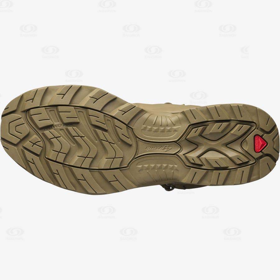 Brown Men's Salomon QUEST 4D GORE-TEX ADVANCED Sneakers | USA-A1094